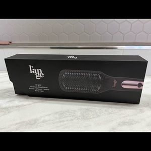 L'ange Le Vite Hair Straightener Brush / Flat Iron in Black
